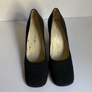 Vintage 1990s Martinez Valero Black Pumps